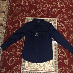 Navy Blue Button up